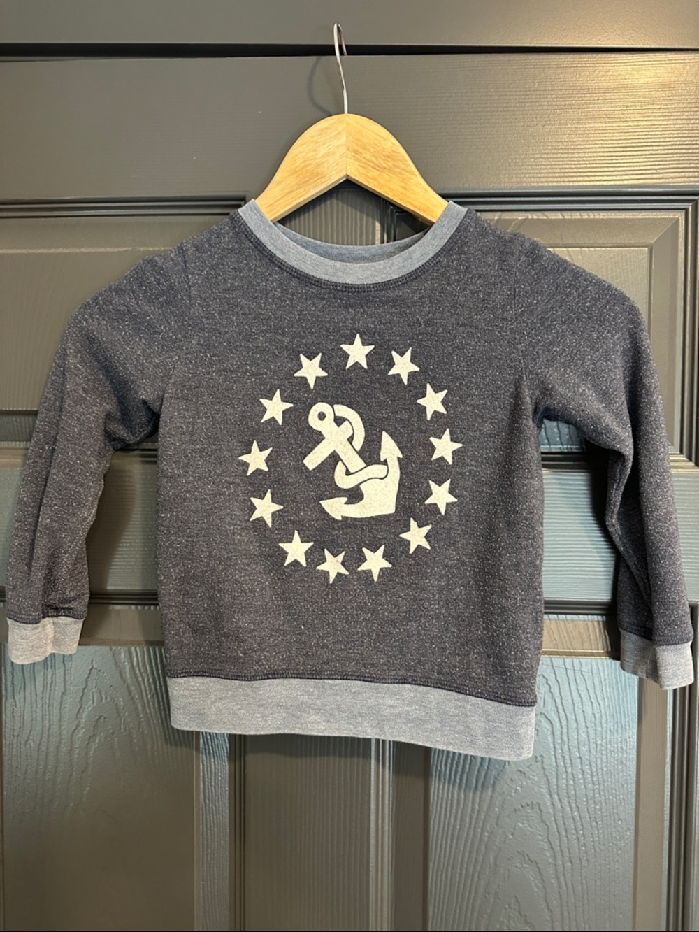 Sol Angeles Navy Anchor & Stars Kids Sweatshirt